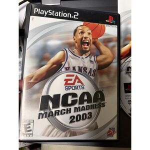017-021 NCAA March Madness 2003‎ (PlayStation 2, 2002) Complete Tested Working